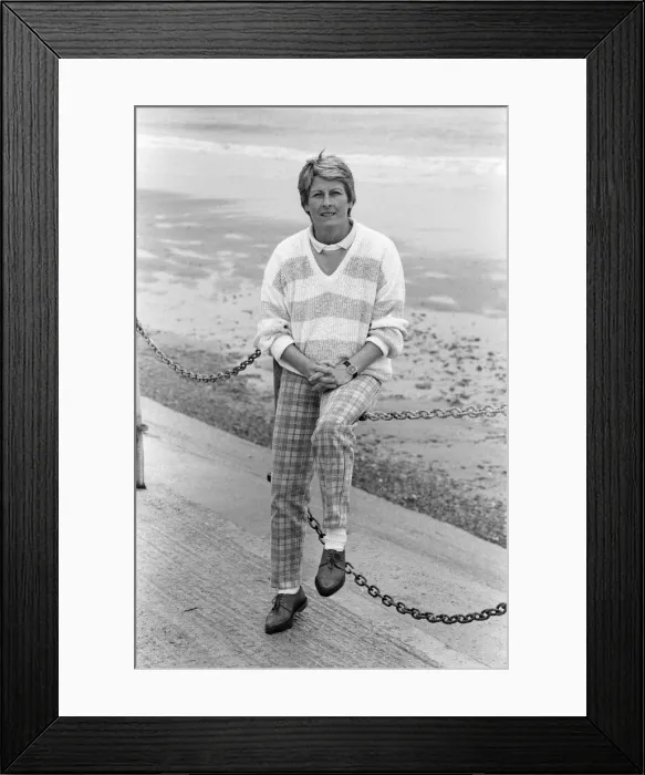 Framed Print : Janet Ross, former Secretary of actress Julie Goodyear, October 1986