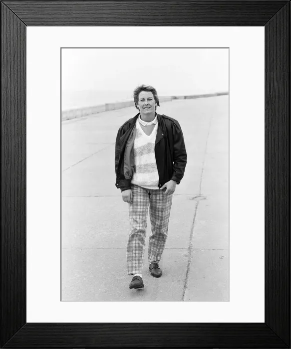 Framed Print : Janet Ross, former Secretary of actress Julie Goodyear, October 1986 Framed Print : Janet Ross, former Secretary of actress Julie Goodyear, October 1986