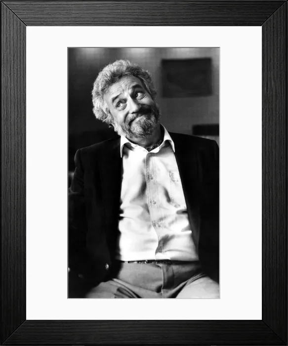 Framed Print : Former Goon Michael Bentine is interviewed for The Journal