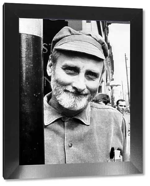 Former Goon Spike Milligan pictured in Newcastle for opening of his show
