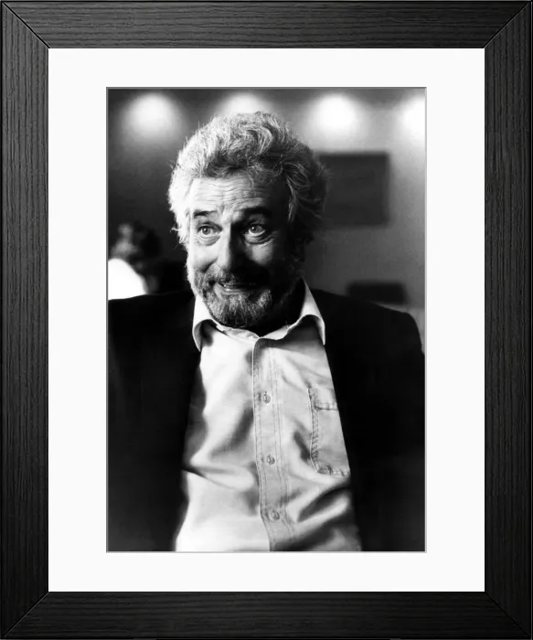 Framed Print : Former Goon Michael Bentine is interviewed for The Journal