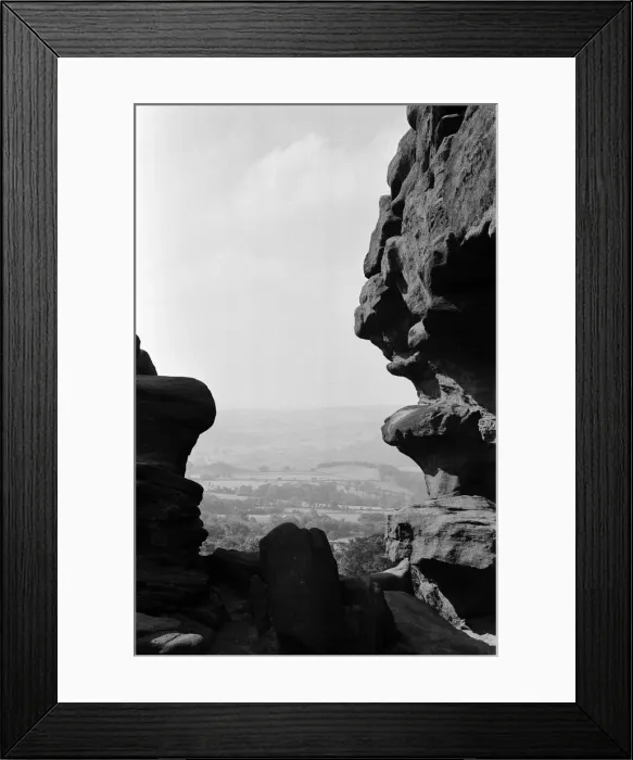 Framed Print : Brimham Rocks, the balancing rock formations on Brimham Moor in North Yorkshire, England Framed Print : Brimham Rocks, the balancing rock formations on Brimham Moor in North Yorkshire, England