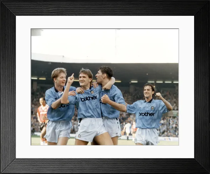 Framed Print : Manchester City 5-1 Manchester United, League match at Maine Road Framed Print : Manchester City 5-1 Manchester United, League match at Maine Road