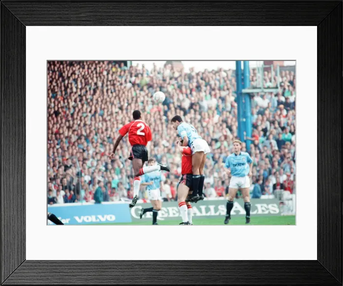 Framed Print : Manchester City 5-1 Manchester United, League match at Maine Road Framed Print : Manchester City 5-1 Manchester United, League match at Maine Road