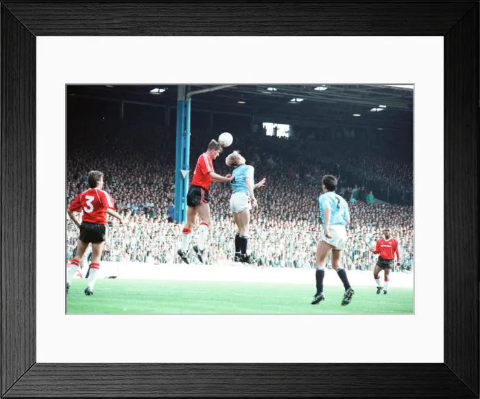 Framed Print : Manchester City 5-1 Manchester United, League match at Maine Road Framed Print : Manchester City 5-1 Manchester United, League match at Maine Road