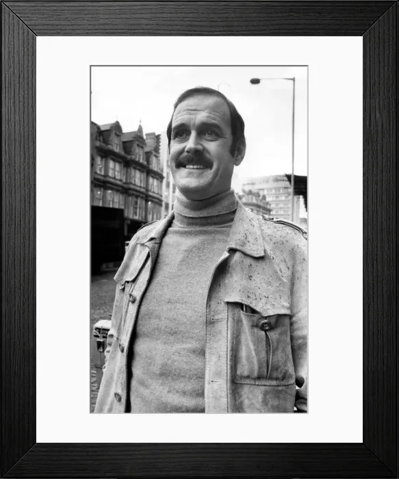 Framed Print : Basil Fawlty, in the shape of John Cleese, was in Newcastle to promote the book of Framed Print : Basil Fawlty, in the shape of John Cleese, was in Newcastle to promote the book of