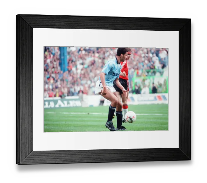 Framed Print : Manchester City 5-1 Manchester United, League match at Maine Road Framed Print : Manchester City 5-1 Manchester United, League match at Maine Road