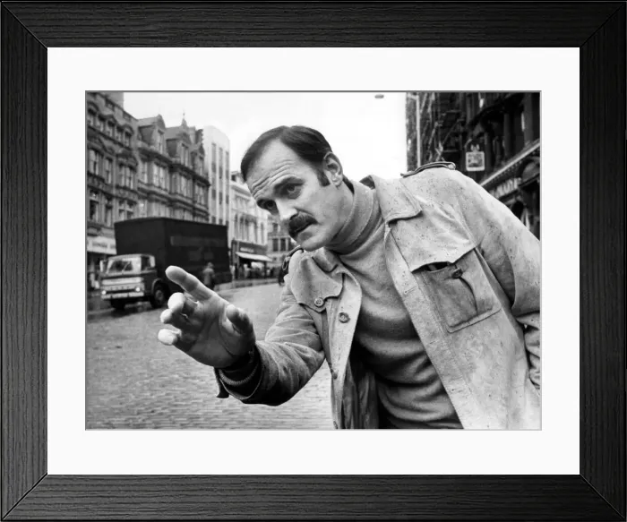Framed Print : Basil Fawlty, in the shape of John Cleese, was in Newcastle to promote the book of