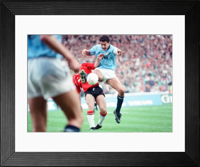 Framed Print : Manchester City 5-1 Manchester United, League match at Maine Road Framed Print : Manchester City 5-1 Manchester United, League match at Maine Road