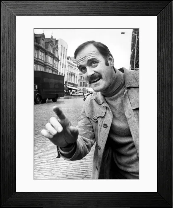 Framed Print : Basil Fawlty, in the shape of John Cleese, was in Newcastle to promote the book of Framed Print : Basil Fawlty, in the shape of John Cleese, was in Newcastle to promote the book of