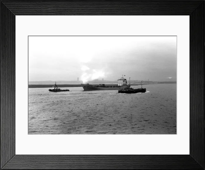 Framed Print : The Crown Prince container ship, built by Swan Hunter at Walker in 1979