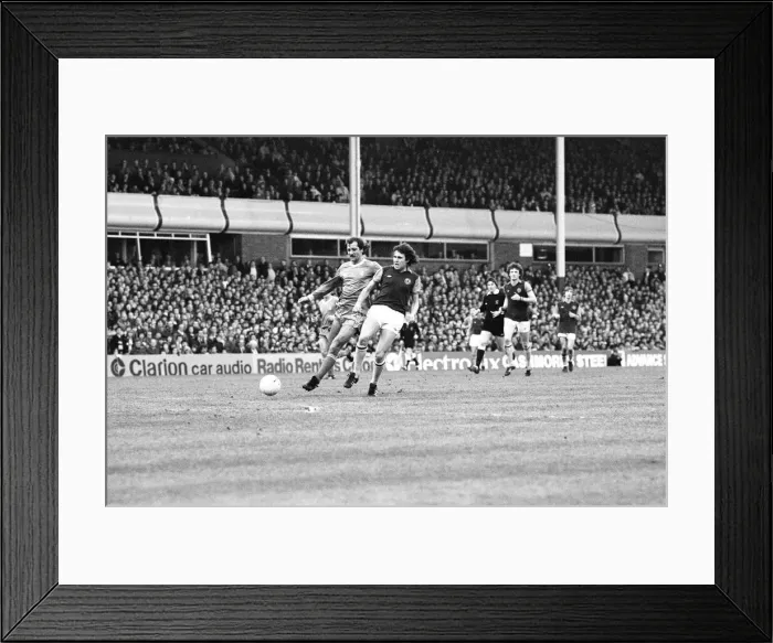 Framed Print : Aston Villa 3-0 Birmingham City, League match at Villa Park, Saturday 13th December 1980 Framed Print : Aston Villa 3-0 Birmingham City, League match at Villa Park, Saturday 13th December 1980