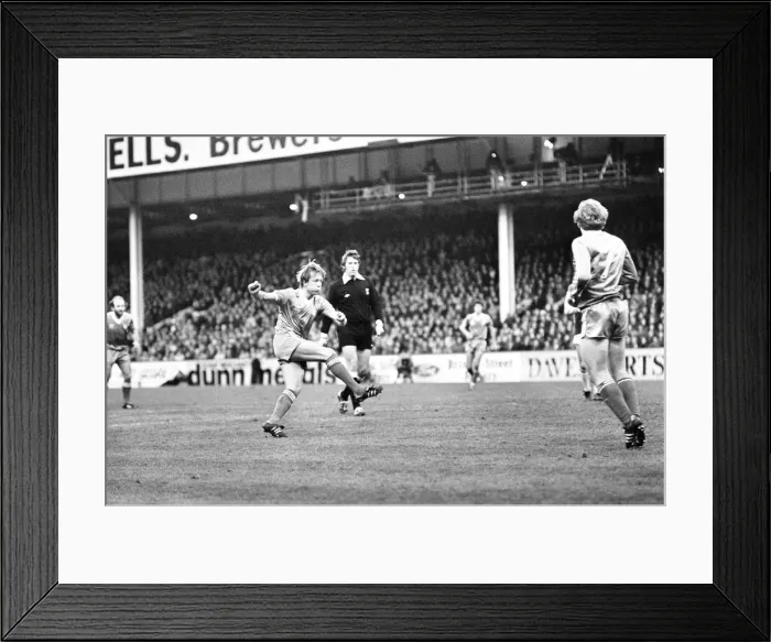 Framed Print : Aston Villa 3-0 Birmingham City, League match at Villa Park, Saturday 13th December 1980 Framed Print : Aston Villa 3-0 Birmingham City, League match at Villa Park, Saturday 13th December 1980