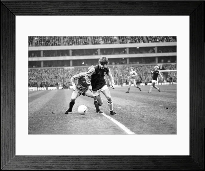 Framed Print : Aston Villa 3-0 Birmingham City, League match at Villa Park, Saturday 13th December 1980 Framed Print : Aston Villa 3-0 Birmingham City, League match at Villa Park, Saturday 13th December 1980
