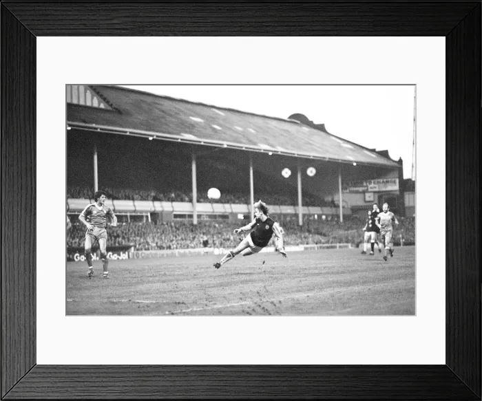 Framed Print : Aston Villa 3-0 Birmingham City, League match at Villa Park, Saturday 13th December 1980 Framed Print : Aston Villa 3-0 Birmingham City, League match at Villa Park, Saturday 13th December 1980