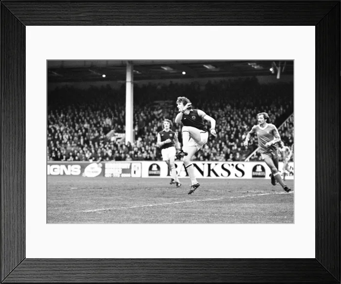 Framed Print : Aston Villa 3-0 Birmingham City, League match at Villa Park, Saturday 13th December 1980 Framed Print : Aston Villa 3-0 Birmingham City, League match at Villa Park, Saturday 13th December 1980