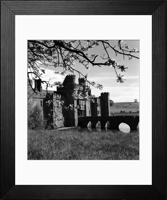Framed Print : Herstmonceux Castle, Sussex. June 1952 C3074 Framed Print : Herstmonceux Castle, Sussex. June 1952 C3074