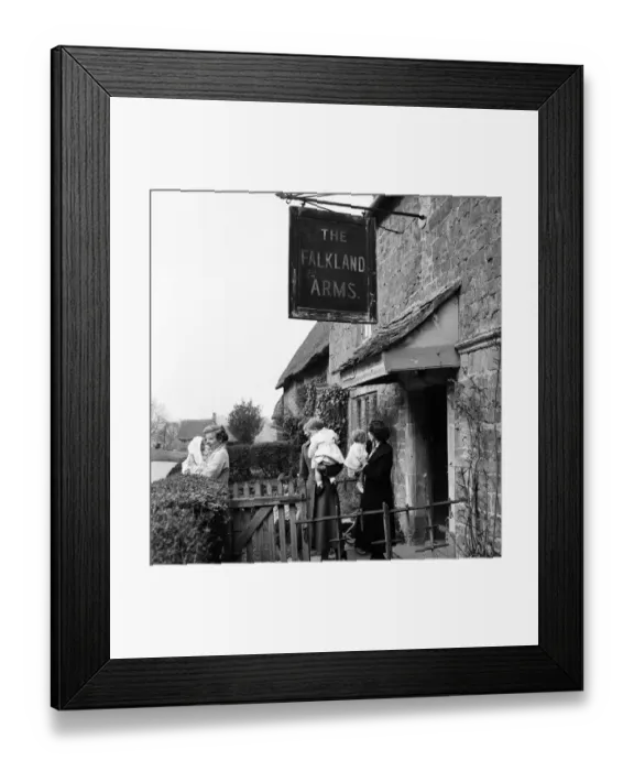 Framed Print : Medical: Baby: Clinic: Once every week the Falklands Arm pub near Stratford stops serving Framed Print : Medical: Baby: Clinic: Once every week the Falklands Arm pub near Stratford stops serving