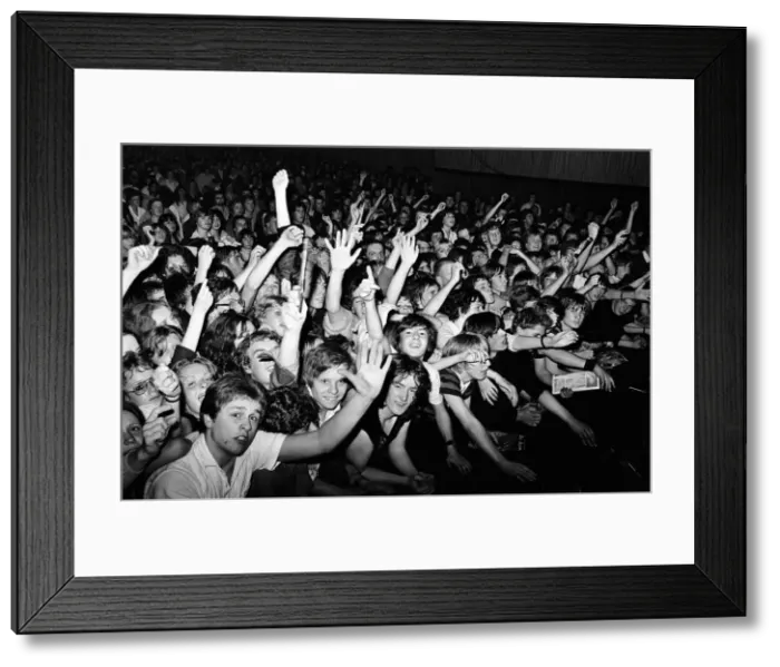 Framed Print : Boomtown Rats in concert at the Odeon, Birmingham, 19th October 1979 Framed Print : Boomtown Rats in concert at the Odeon, Birmingham, 19th October 1979