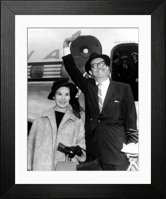 Framed Print : Actor Phil Silvers, best known for his role as Sergeant Bilko