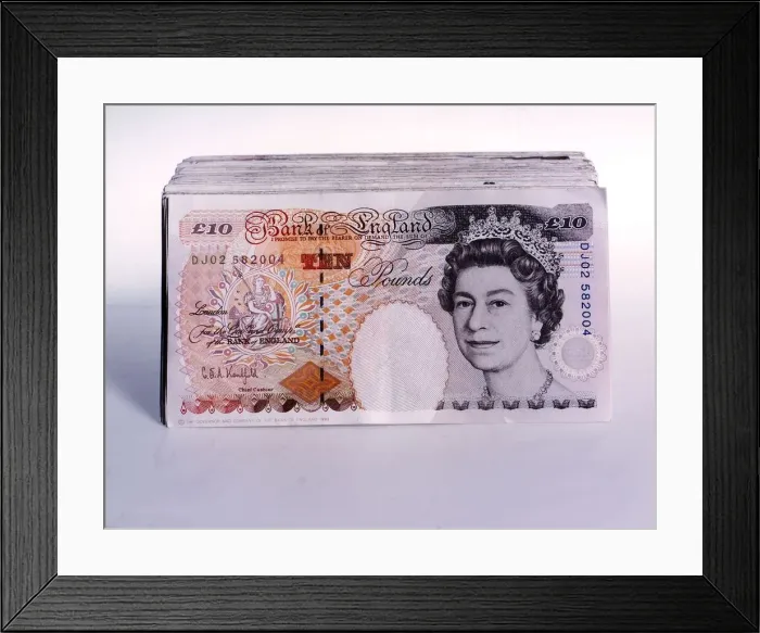 Framed Print : Banknotes 10 Dbase Framed Print : Banknotes 10 Dbase