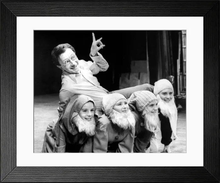 Framed Print : Actor, comedian and Carry On star, Charles Hawtrey, who was appearing at the Empire