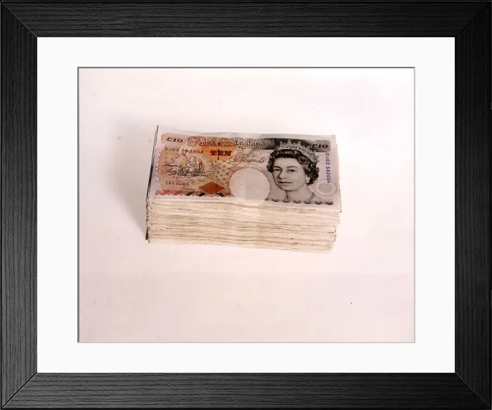 Framed Print : Money Cash Banknotes 10 Note Dbase Framed Print : Money Cash Banknotes 10 Note Dbase