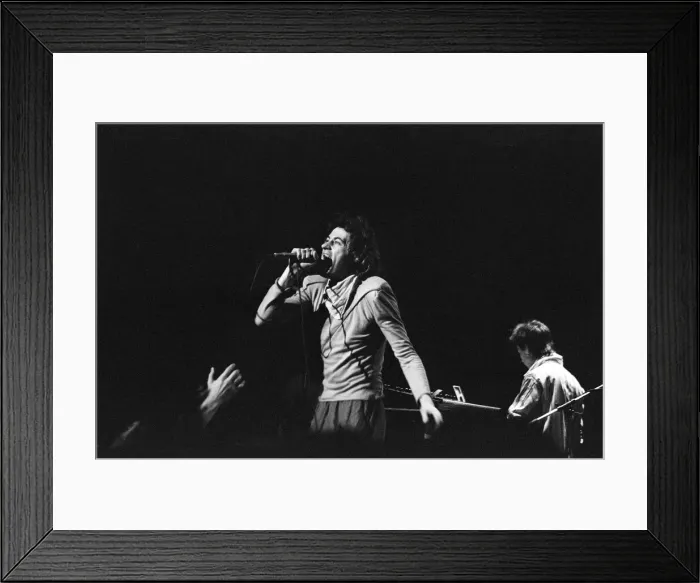 Framed Print : Boomtown Rats in concert at the Odeon, Birmingham, 19th October 1979 Framed Print : Boomtown Rats in concert at the Odeon, Birmingham, 19th October 1979