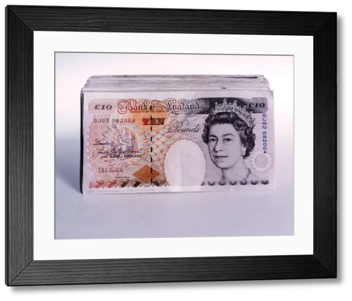 Framed Print : Banknotes 10 Dbase BANK OF ENGLAND TEN POUND NOTE Framed Print : Banknotes 10 Dbase BANK OF ENGLAND TEN POUND NOTE
