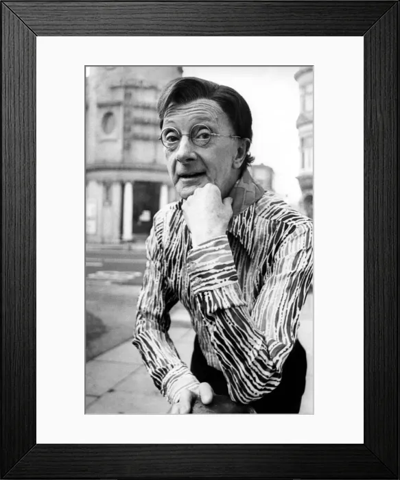 Framed Print : Actor, comedian and Carry On star, Charles Hawtrey who was appearing at the Empire