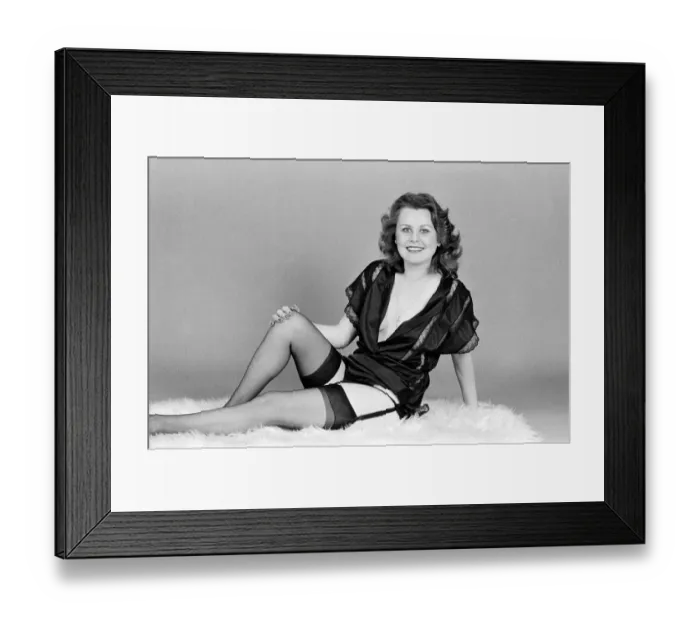 Framed Print : WRNS member Valerie Cruise. 6th March 1983