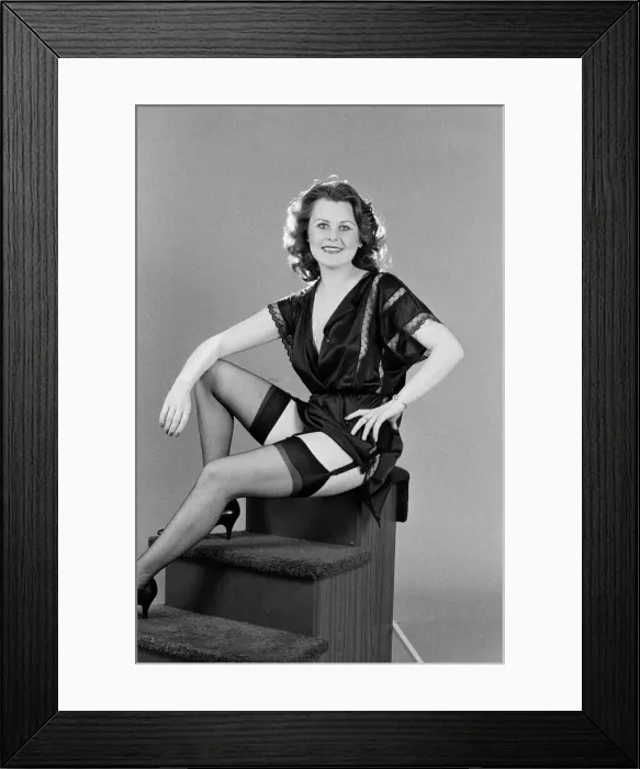 Framed Print : WRNS member Valerie Cruise. 6th March 1983 Framed Print : WRNS member Valerie Cruise. 6th March 1983