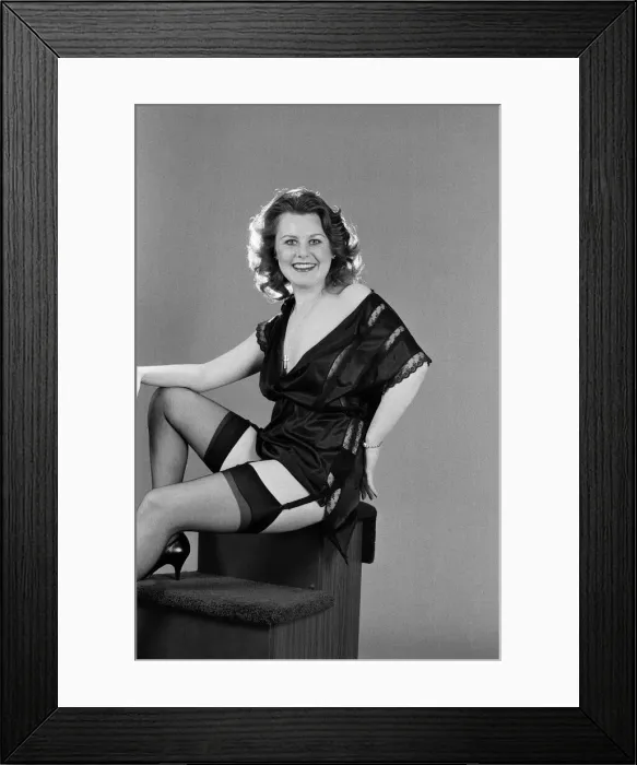Framed Print : WRNS member Valerie Cruise. 6th March 1983 Framed Print : WRNS member Valerie Cruise. 6th March 1983