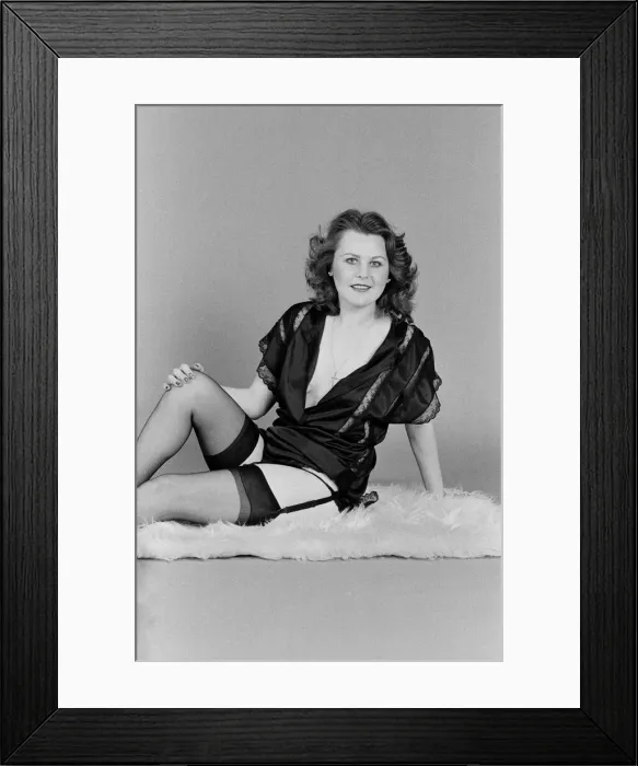 Framed Print : WRNS member Valerie Cruise. 6th March 1983 Framed Print : WRNS member Valerie Cruise. 6th March 1983