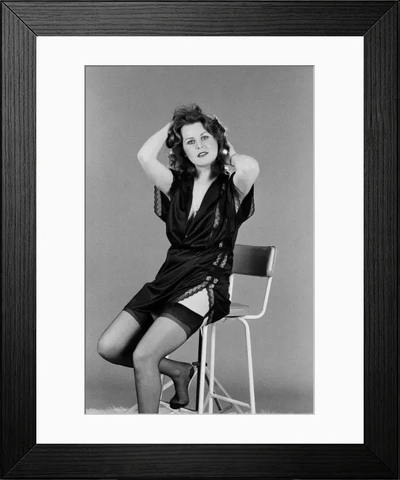 Framed Print : WRNS member Valerie Cruise. 6th March 1983 Framed Print : WRNS member Valerie Cruise. 6th March 1983