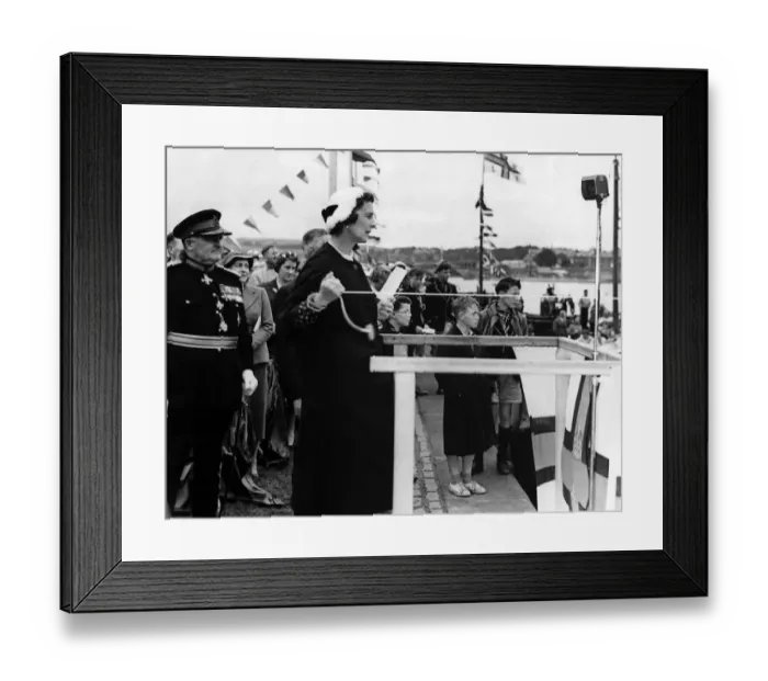 Framed Print : Prince George and Princess Marina - The Duke and Duchess of Kent North East Royal