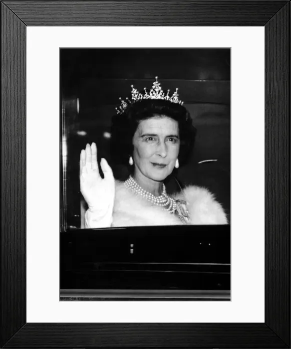 Framed Print : Prince George and Princess Marina - The Duke and Duchess of Kent The Princess