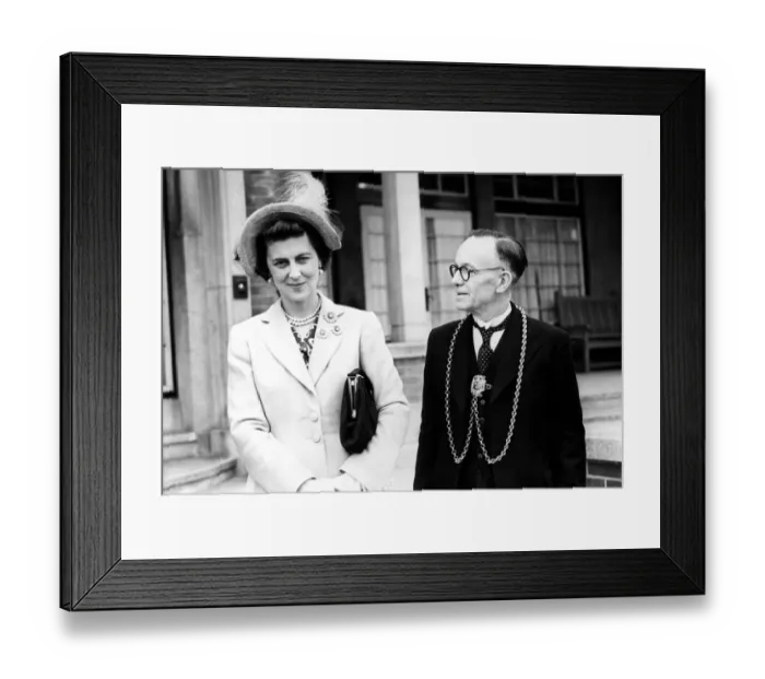 Framed Print : Prince George and Princess Marina - The Duke and Duchess of Kent North East Royal