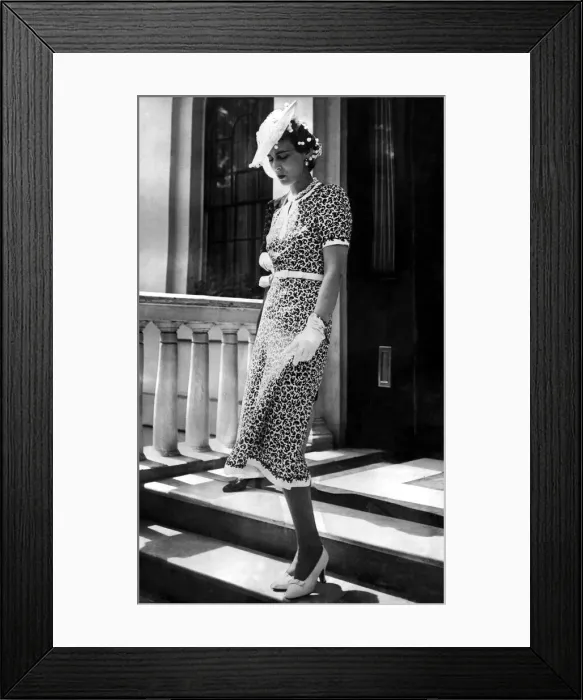 Framed Print : Prince George and Princess Marina - The Duke and Duchess of Kent The Princess