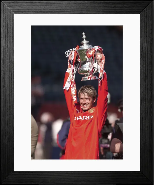 Framed Print : FA Cup Final at Wembley Stadium. Manchester United 2 v Newcastle United 0