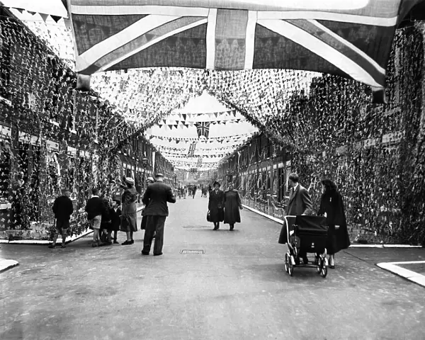 Street Party in Pinnington Road Gorton North in celebration of the coronation of Queen