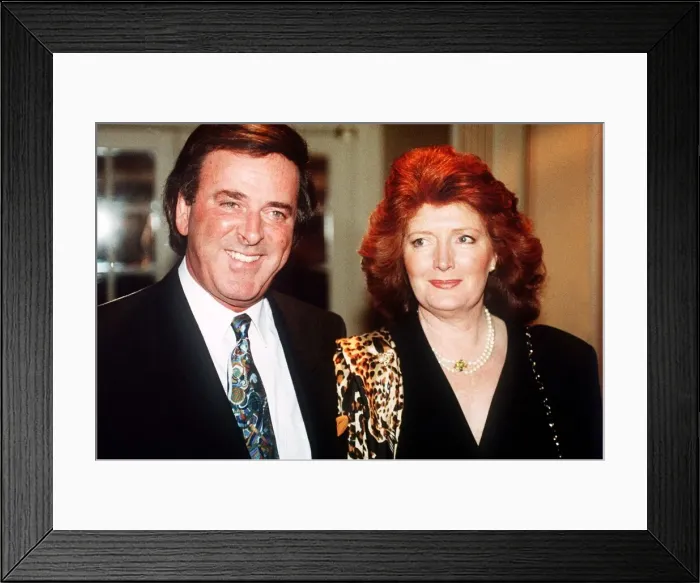Framed Print : Terry Wogan and his wife at the TV and Radio Awards dbase MSI Framed Print : Terry Wogan and his wife at the TV and Radio Awards dbase MSI