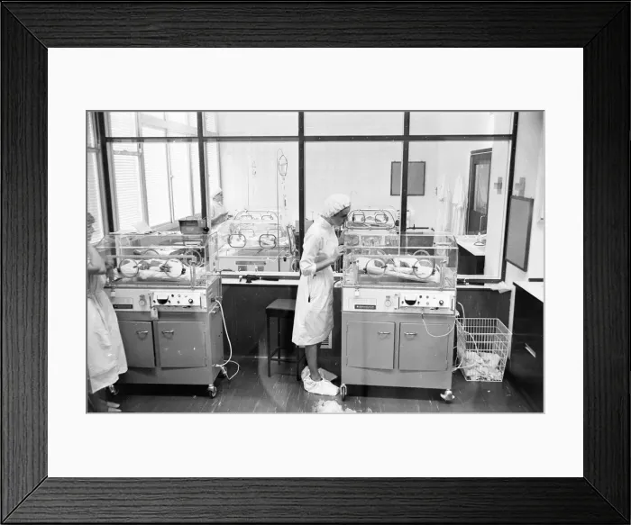 Framed Print : Photo-call for Thorns Sextuplets in Incubation Ward at Birmingham Maternity Hospital Framed Print : Photo-call for Thorns Sextuplets in Incubation Ward at Birmingham Maternity Hospital