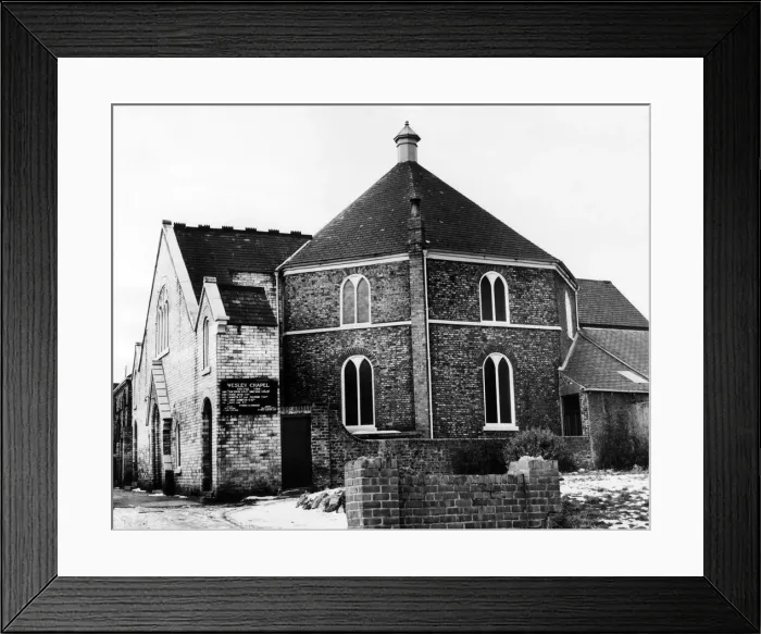 Framed Print : Wesley Methodist Church at Yarm, 18th January 1963 Framed Print : Wesley Methodist Church at Yarm, 18th January 1963