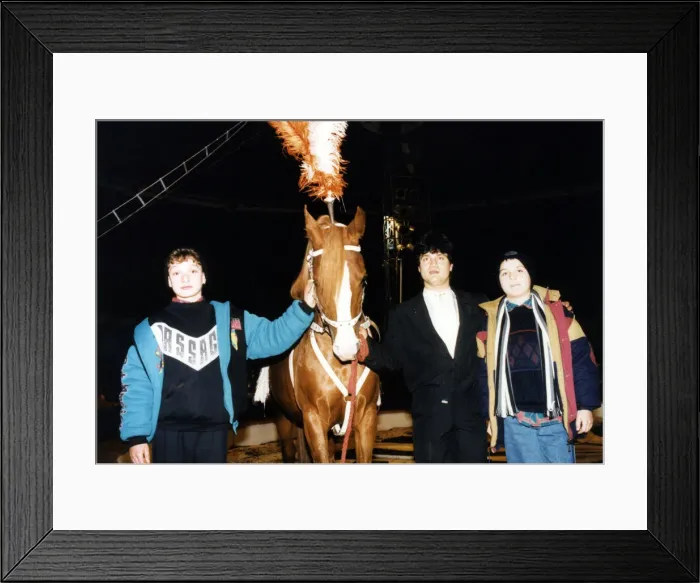 Framed Print : Two Romanian boys on an exchange visit to Middlesbrough schools Framed Print : Two Romanian boys on an exchange visit to Middlesbrough schools