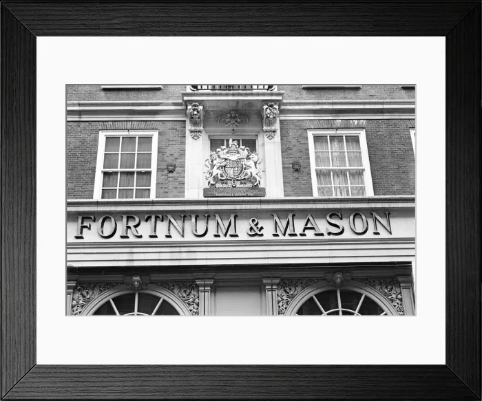 Framed Print : Fortnum & Mason Department Store, Piccadilly, Central London, 18th August 1964 Framed Print : Fortnum & Mason Department Store, Piccadilly, Central London, 18th August 1964