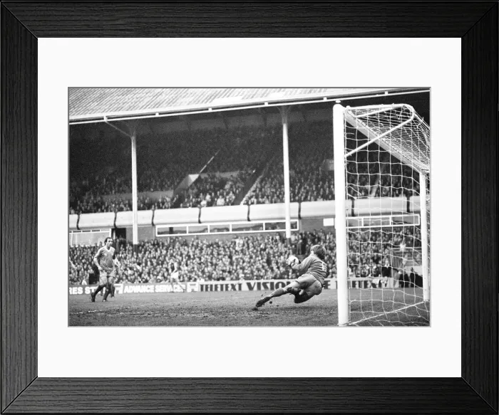 Framed Print : Aston Villa 3-0 Birmingham City, League match at Villa Park, Saturday 13th December 1980 Framed Print : Aston Villa 3-0 Birmingham City, League match at Villa Park, Saturday 13th December 1980
