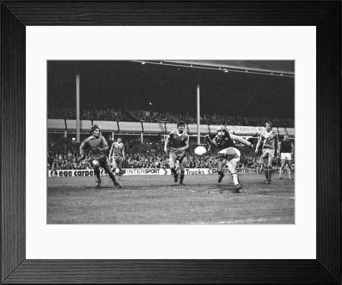 Framed Print : Aston Villa 3-0 Birmingham City, League match at Villa Park, Saturday 13th December 1980 Framed Print : Aston Villa 3-0 Birmingham City, League match at Villa Park, Saturday 13th December 1980