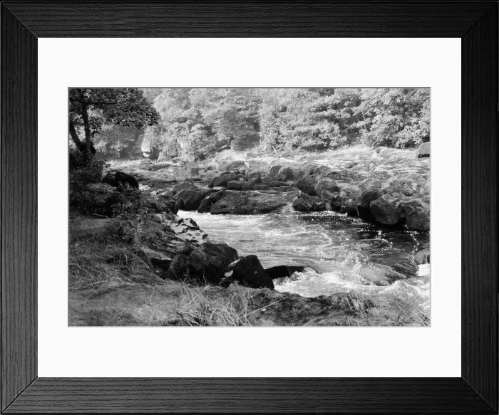 Framed Print : The Strid in the Bolton Abbey estate in Wharfedale in North Yorkshire, circa 1970 Framed Print : The Strid in the Bolton Abbey estate in Wharfedale in North Yorkshire, circa 1970