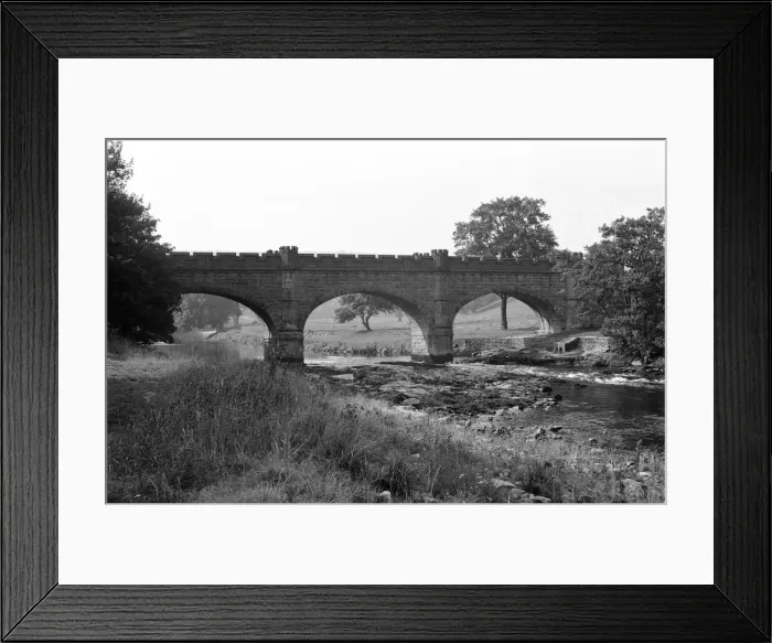 Framed Print : The Strid in the Bolton Abbey estate in Wharfedale in North Yorkshire, circa 1970